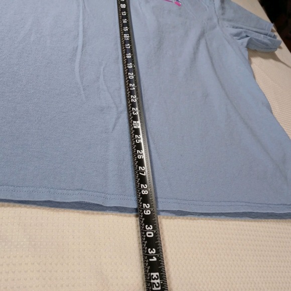 Blessed Girl "My Dog" Womens Cotton Classic T-shirt Size 2XL Light Icy Blue - Picture 8 of 9